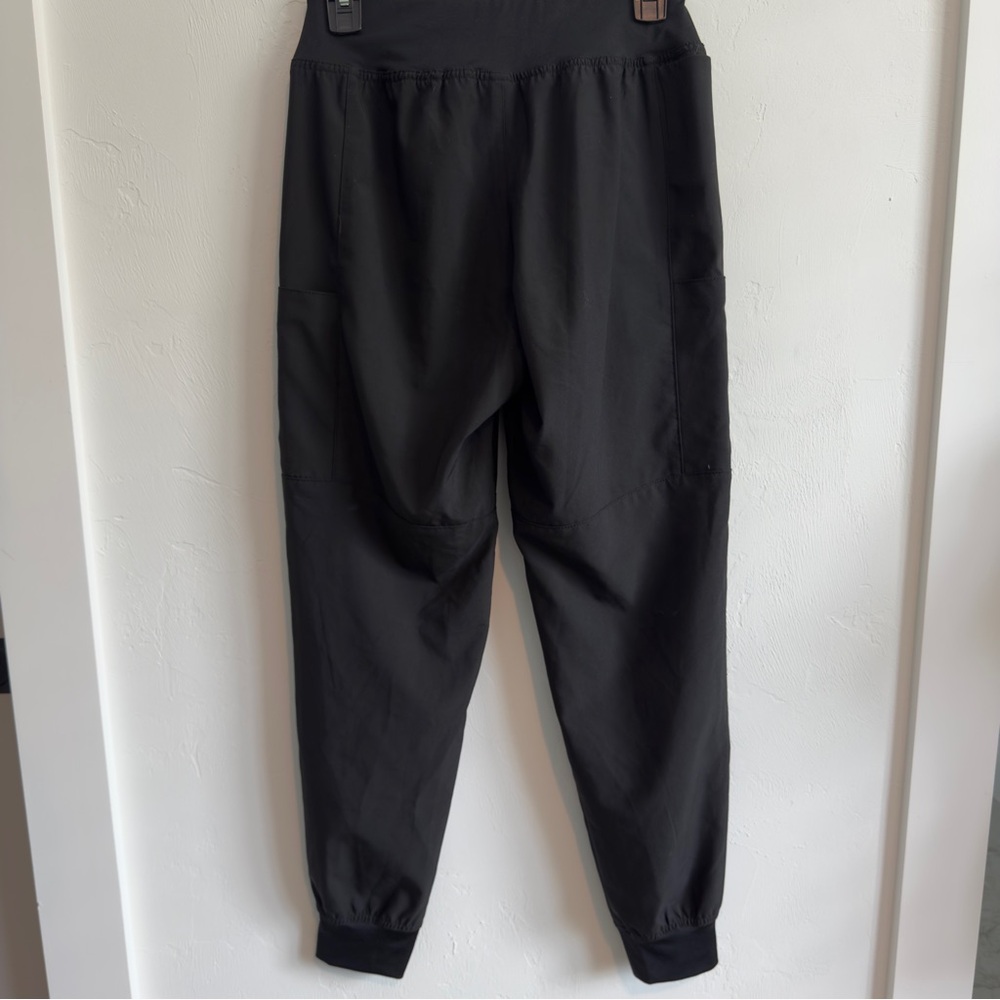 WonderWink Spread Good Cheer Scrubs Joggers Pants Black S - Picture 3 of 6